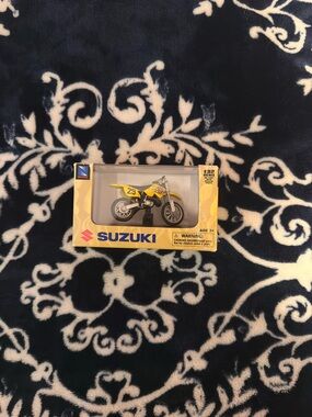 Yellow Kids Toy Dirt Bike Die-Cast Replica
